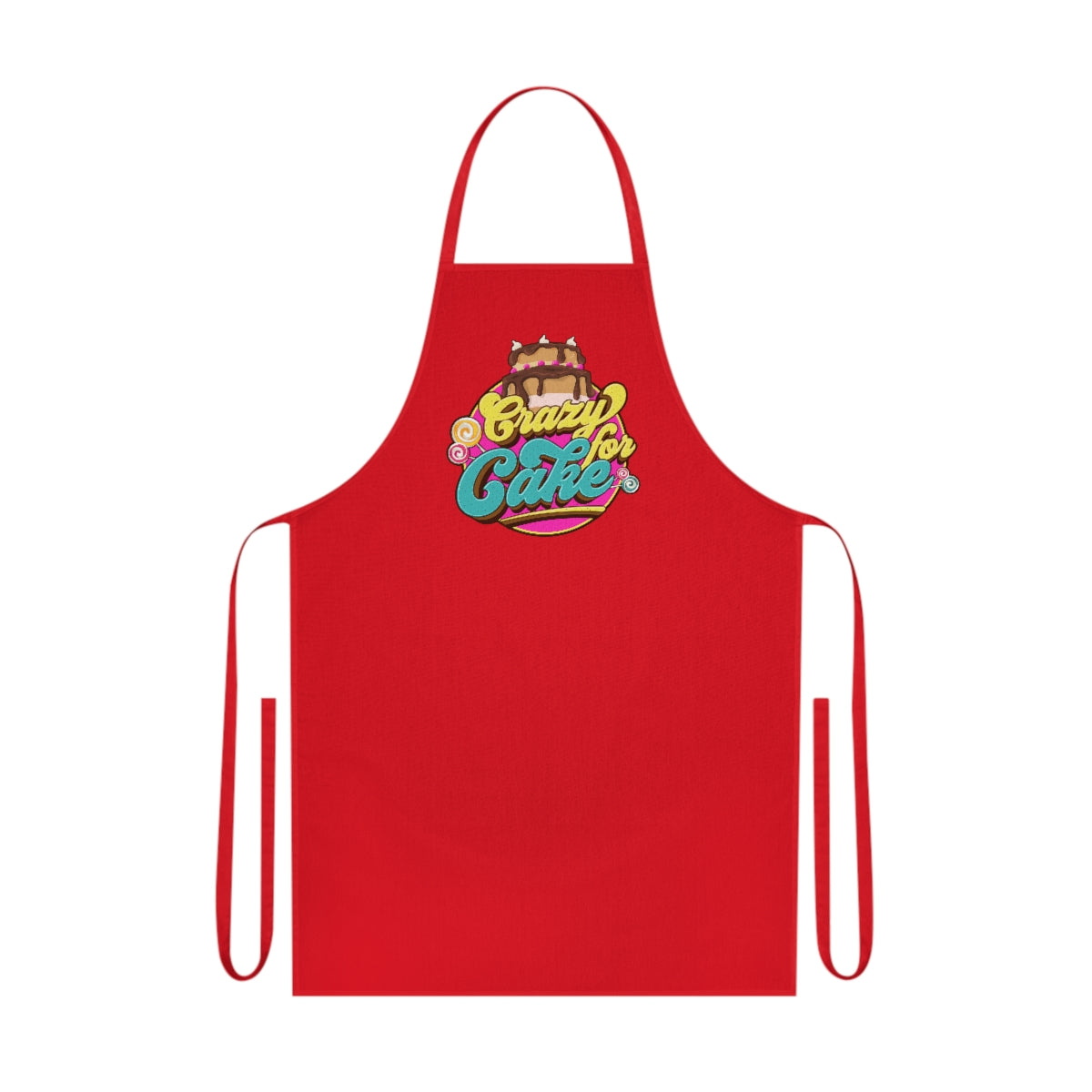 Crazy for Cake Cotton Apron