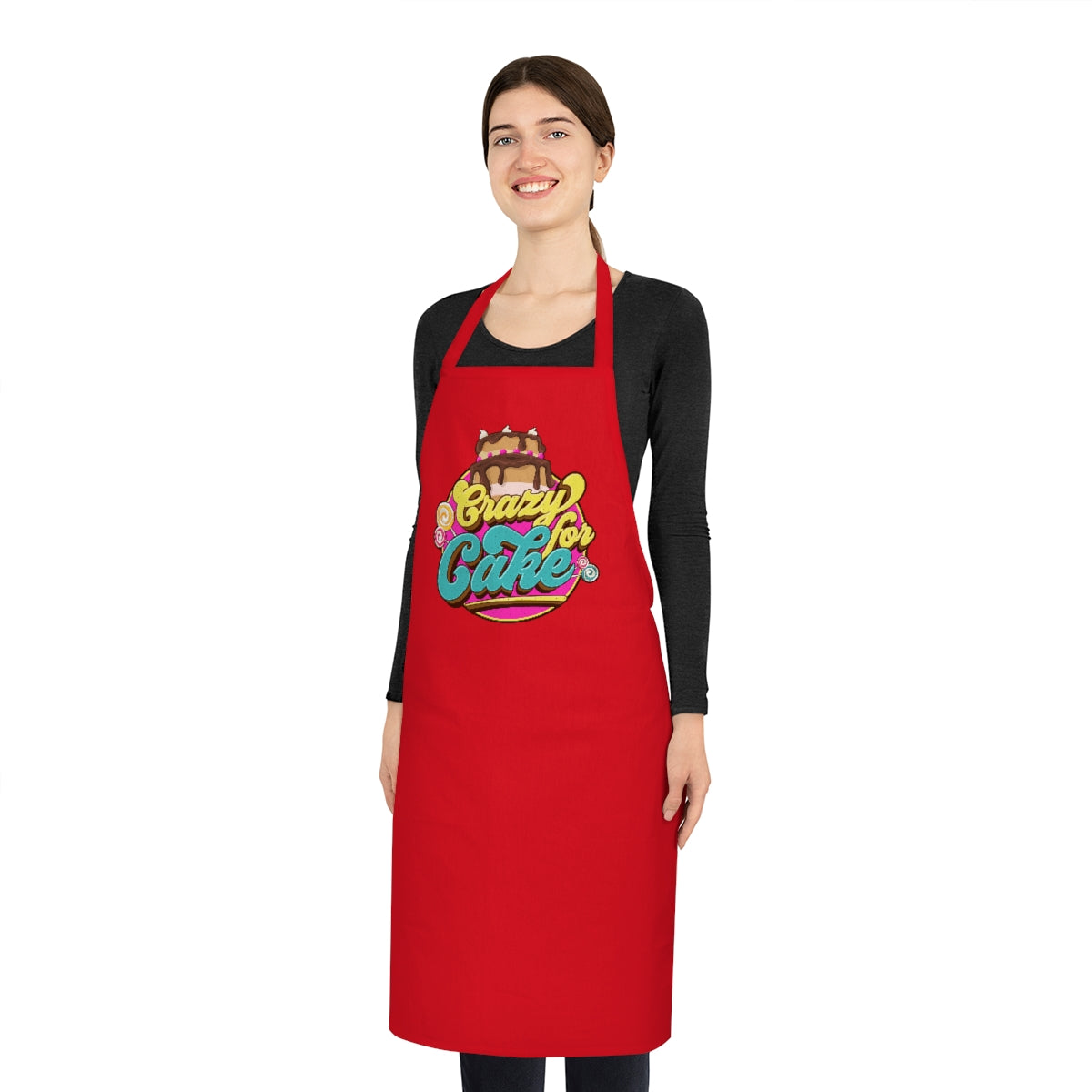 Crazy for Cake Cotton Apron