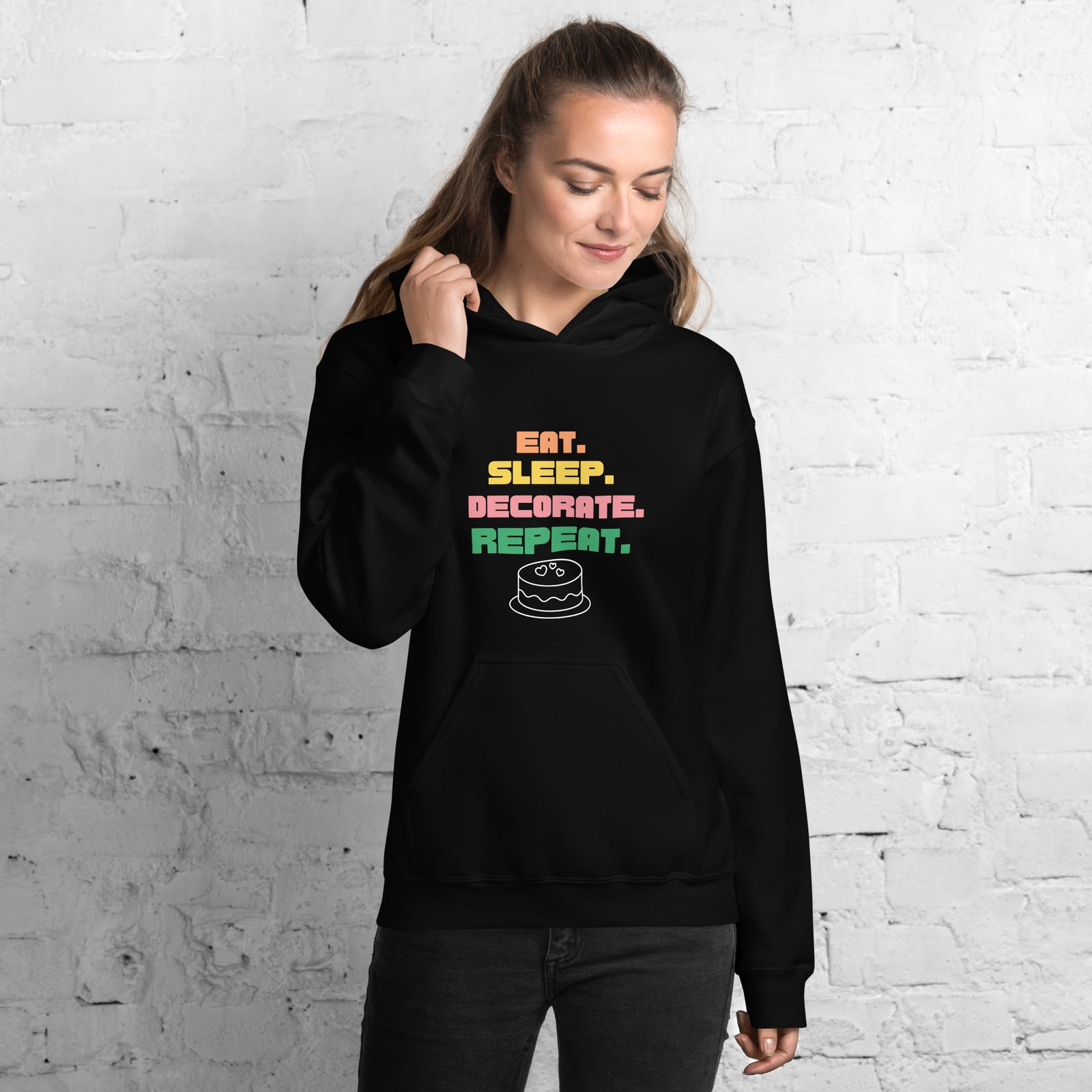 Eat. Sleep. Decorate. Repeat. Unisex Hoodie