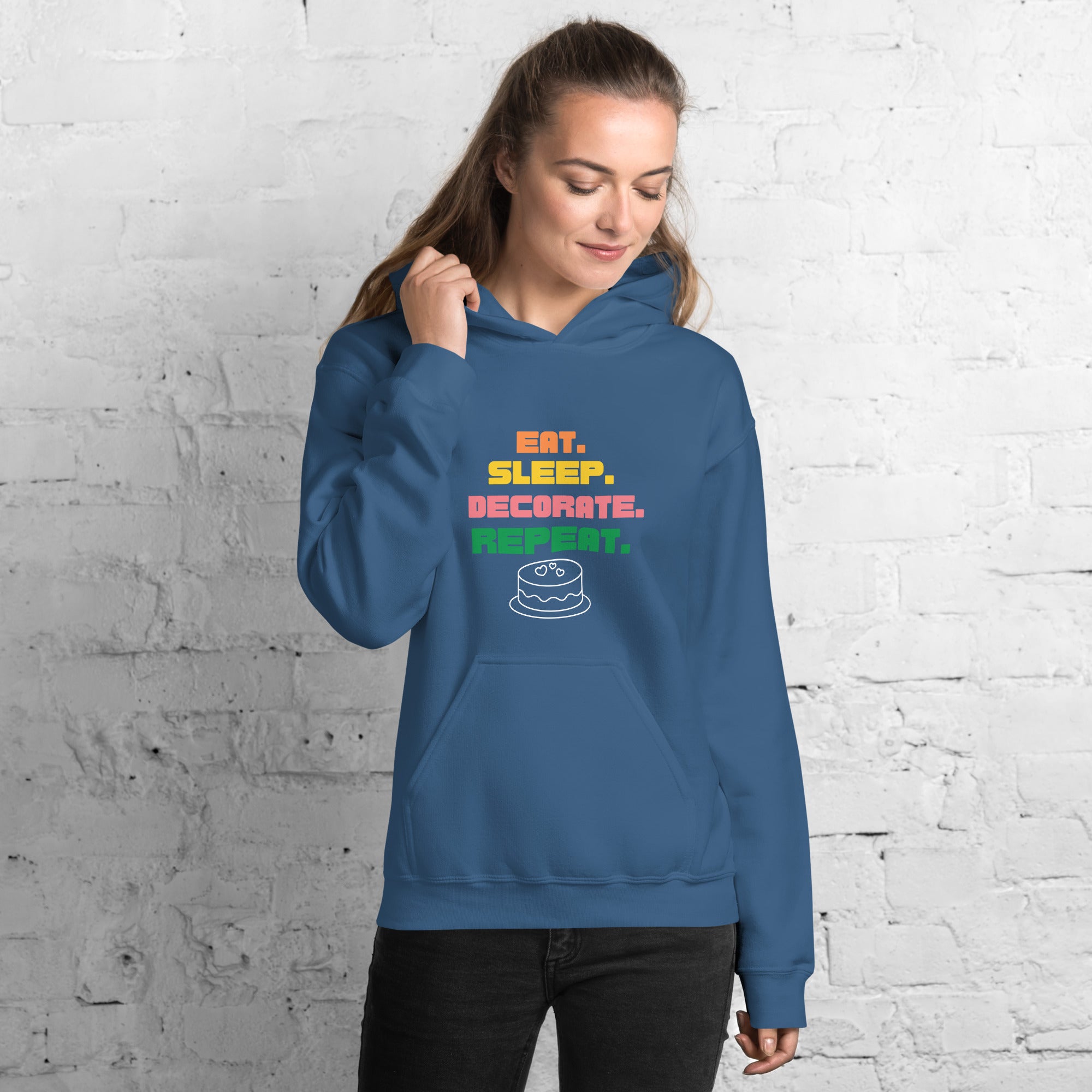 Eat. Sleep. Decorate. Repeat. Unisex Hoodie
