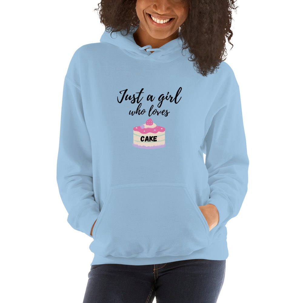 Just A Girl Who Loves Cake Unisex Hoodie