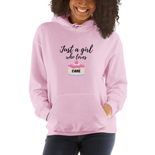 Just A Girl Who Loves Cake Unisex Hoodie