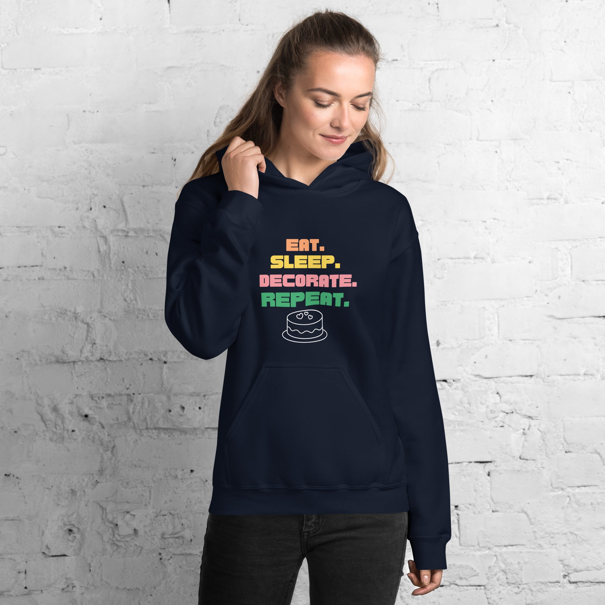 Eat. Sleep. Decorate. Repeat. Unisex Hoodie