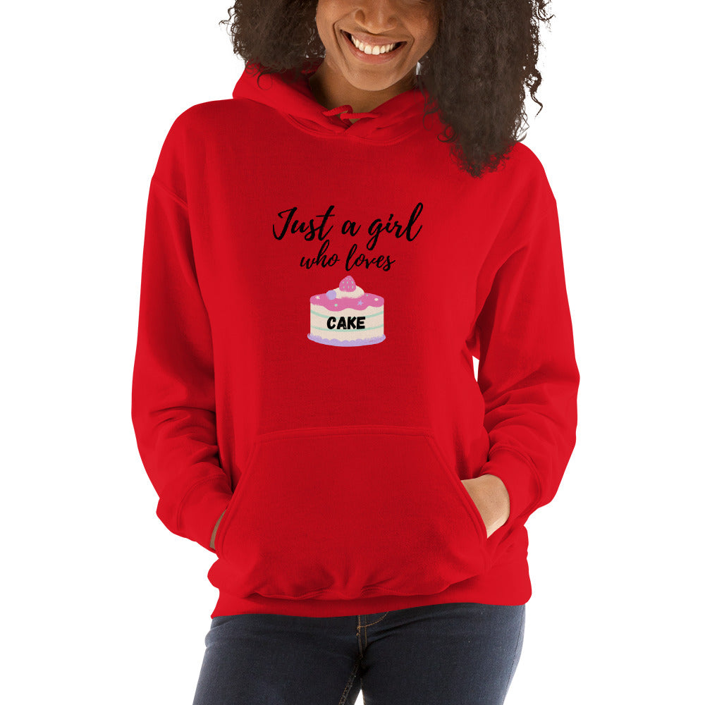 Just A Girl Who Loves Cake Unisex Hoodie