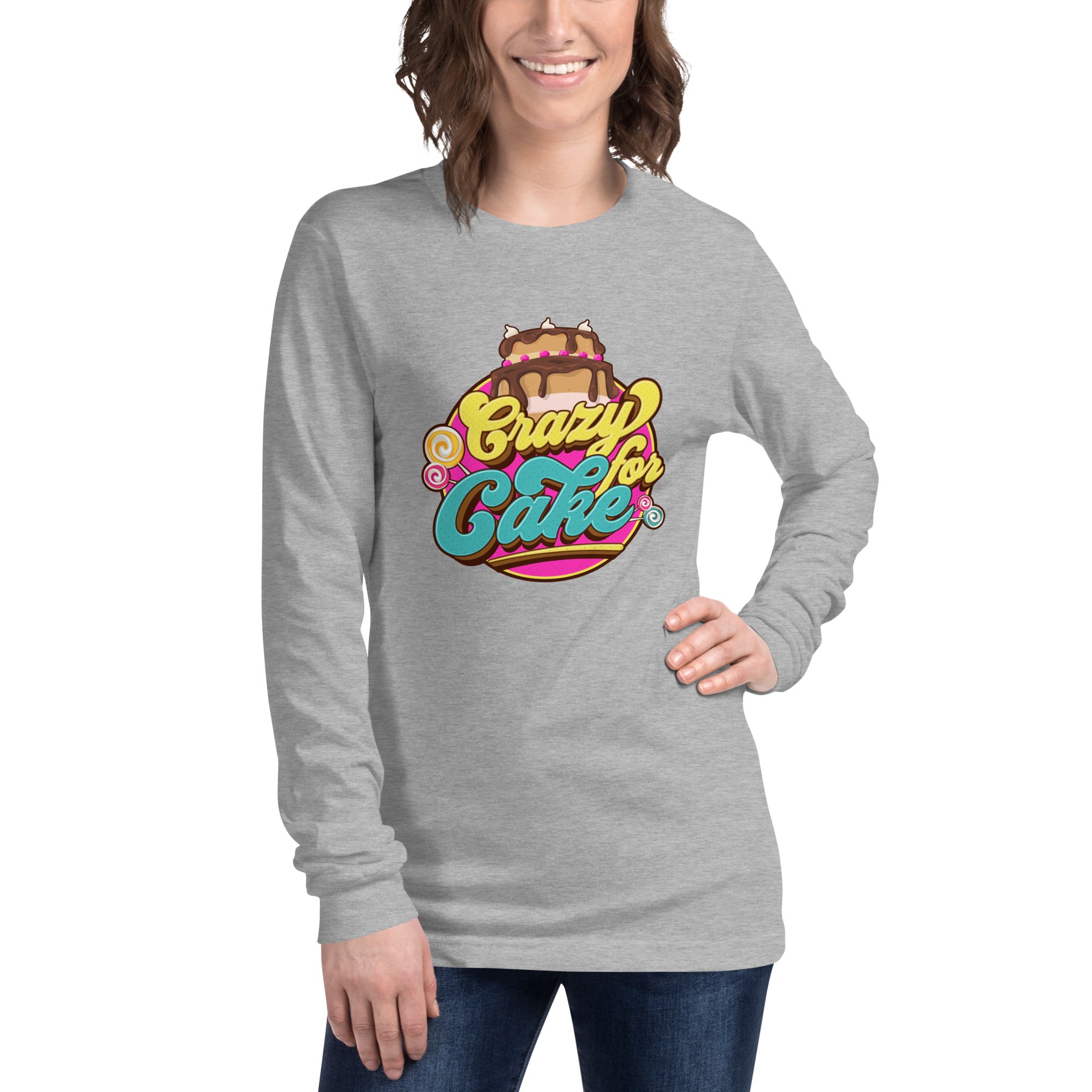 Crazy for Cake Unisex Long Sleeve Tee