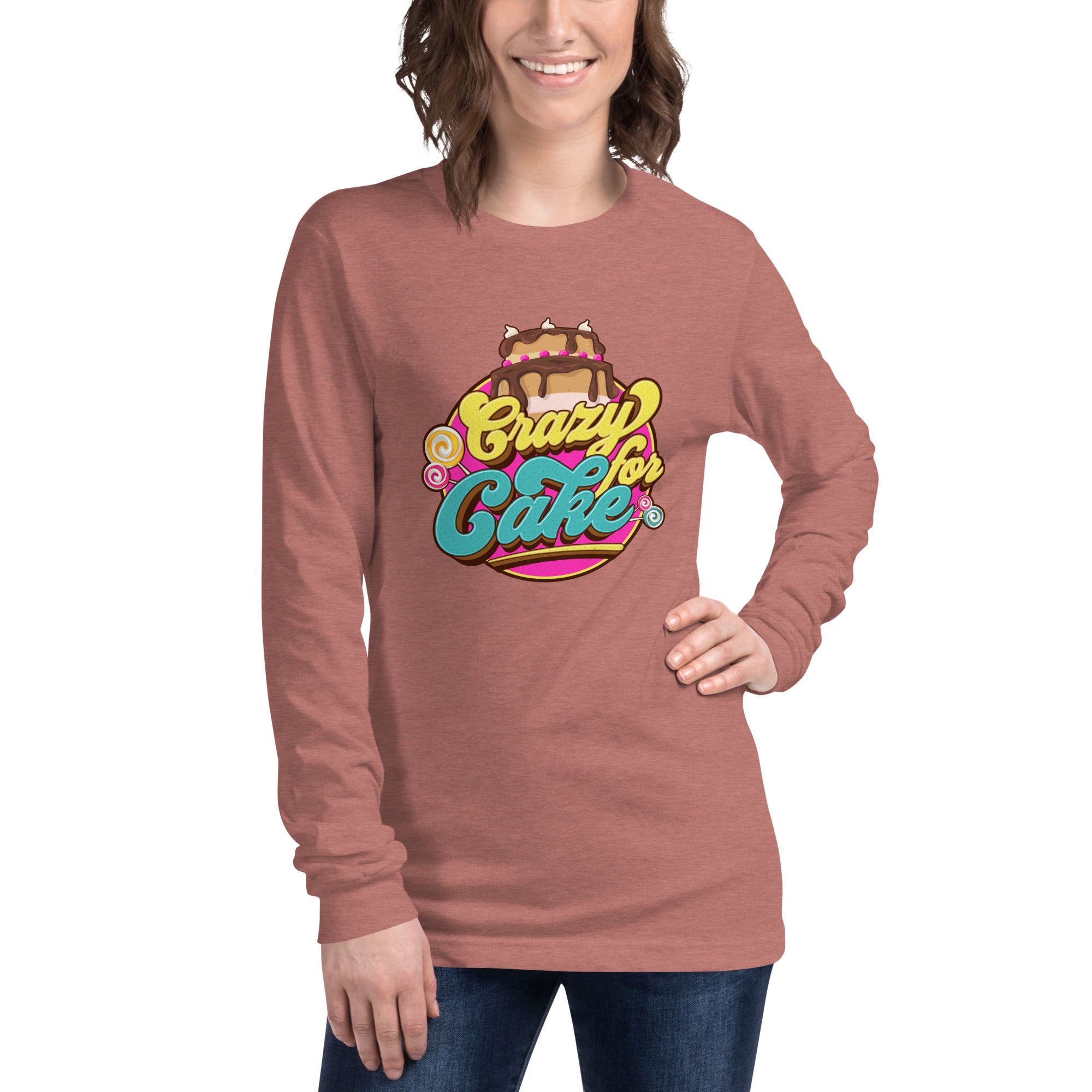 Crazy for Cake Unisex Long Sleeve Tee