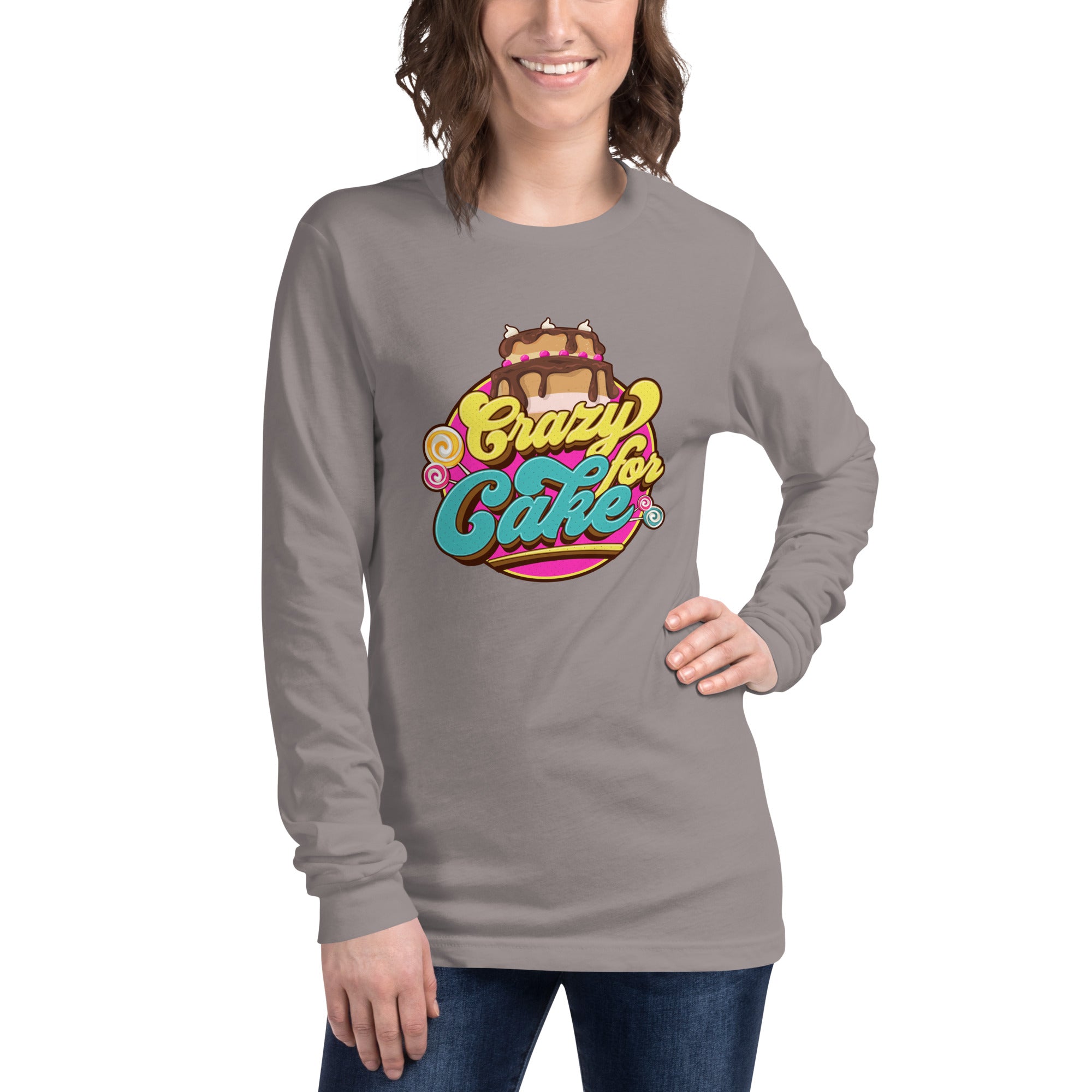 Crazy for Cake Unisex Long Sleeve Tee