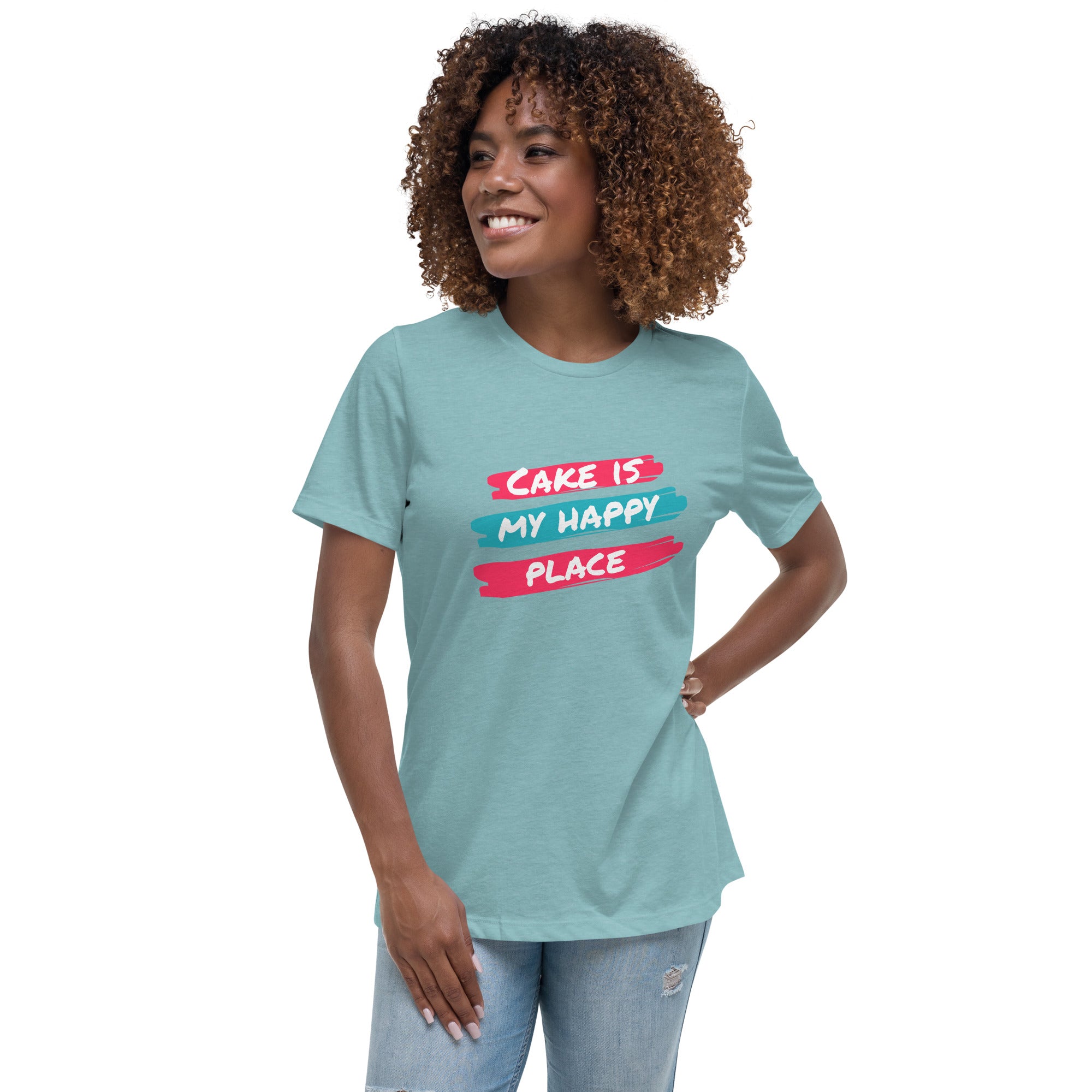 Cake is My Happy Place Women&#39;s Relaxed T-Shirt